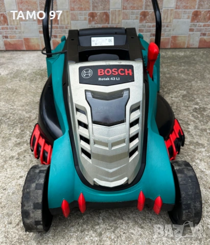 BOSCH Rotak 43 Li - Акумулаторна косачка 36V, снимка 4 - Градинска техника - 54741434