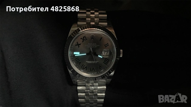 Rolex Datejust 41mm Wimbledon , снимка 7 - Мъжки - 54526466