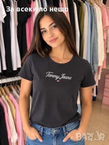 Tommy Hilfiger Дамска Тениска👕Дамска Блуза С Къс Ръкав Томи Хилфигер - Различни Цветове Код A1619, снимка 4 - Тениски - 55356704