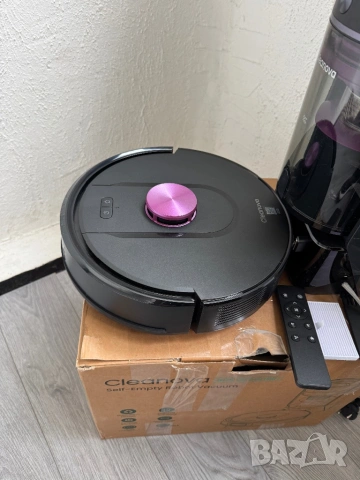 Робот Прахосмукачка Vexilar Cleanova W15 | 10000Pa и Станция Без Торба!, снимка 5 - Прахосмукачки - 54543543