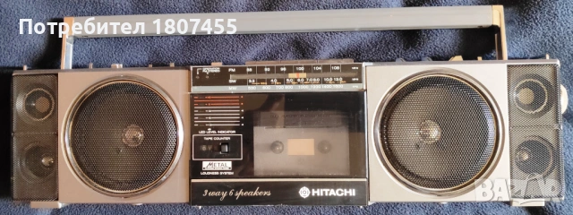 Hitachi TRK-6701W, снимка 2 - Радиокасетофони, транзистори - 54168924