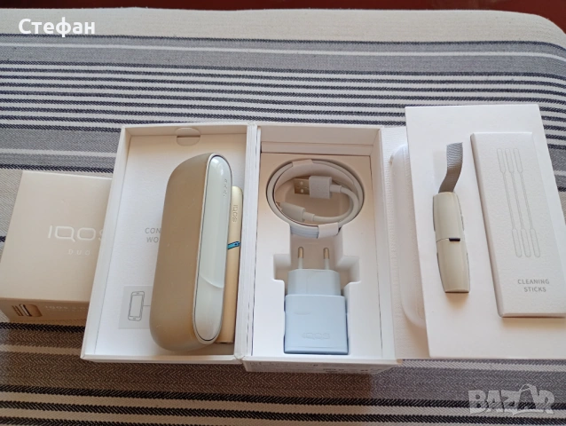 IQOS 3 DUO , Айкос 3 Дуо ,пълен комплект, САМО ЗА ПЛОВДИВ 