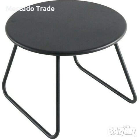 Декоративна масичка Mercado Trade, За градина, Тереса, Стомана, Антрацит 