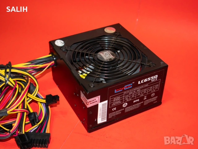 LC POWER LC6550 V2.2 550W Компютърно захранване ATX PC PSU, снимка 2 - Захранвания и кутии - 55242431