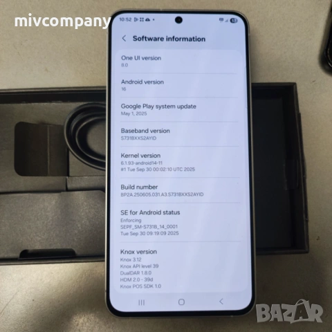Samsung Galaxy S25Fe 256/8GB Лизингов!!!, снимка 10 - Samsung - 54643271