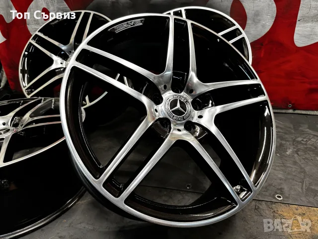 Оригинални алуминиеви джанти АМГ (AMG) за Мерцедес (Mercedes), Спорт пакет, 20 цола, 5x112, снимка 6 - Гуми и джанти - 55330654