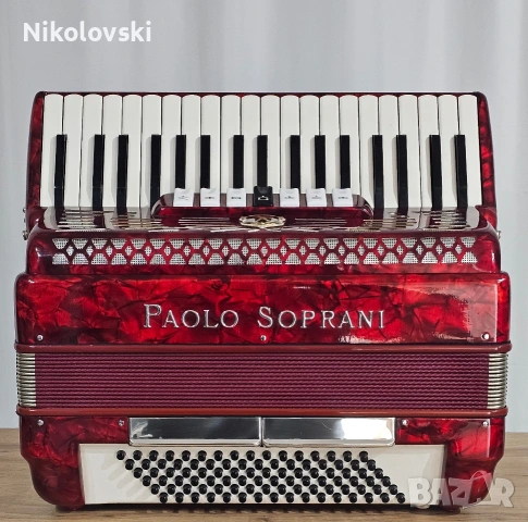Акордеон Paolo Soprani НОВ, снимка 2 - Акордеони - 54922756