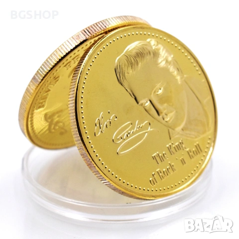 Монета Elvis Presley / Елвис Пресли - Gold, снимка 3 - Нумизматика и бонистика - 54944285