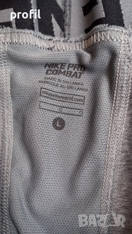 Nike Pro Combat Hypercool L къс мъжки клин, снимка 7 - Спортни дрехи, екипи - 54358999