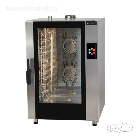 Сладкарски конвектомат, газов, 10 нива 60x40 за пекарни и сладкарници