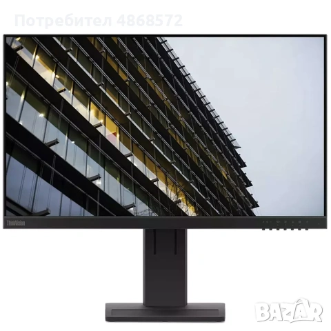 Монитор 23.8" Lenovo ThinkVision E24-28, снимка 2 - Монитори - 55067116
