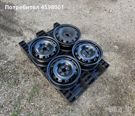 4бр.НОВИ ЖЕЛЕЗНИ ДЖАНТИ 15цола 5x100 за Skoda,Vw,Seat, снимка 3 - Гуми и джанти - 54917646