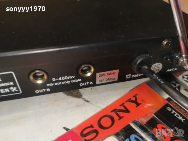 SHURE WM-502R 1607262041L1, снимка 16 - Приемници и антени - 55316669