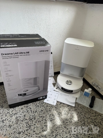 Робот Прахосмукачка Dreame L40 Ultra AE + Станция 19,000Pa, Самопочистване с Гореща Вода!, снимка 2 - Прахосмукачки - 54526391