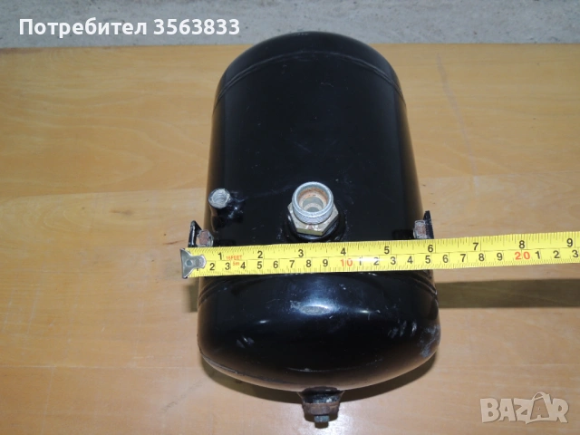 Алуминиева бутилка за въздух 6 литра Max:16 Bar, снимка 4 - Компресори - 53965567