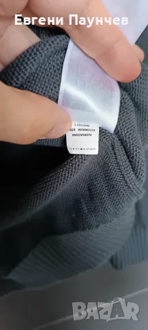 Tommy Jeans мъжки сив пуловер размер M, снимка 5 - Пуловери - 55426239