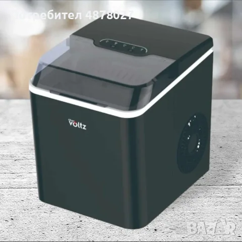 Ледогенератор Oliver Voltz ,  100W, черен, 10кг/24ч./1.3L, снимка 3 - Други стоки за дома - 55594448
