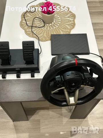 Продавам волан.Racing Wheel APEX PS4/PS5/PC + педали, снимка 2 - Аксесоари - 55547014