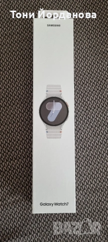 Чисто нов Samsung Galaxy Watch 7 (44mm) - Сребрист, Запечатан, Гаранция! 