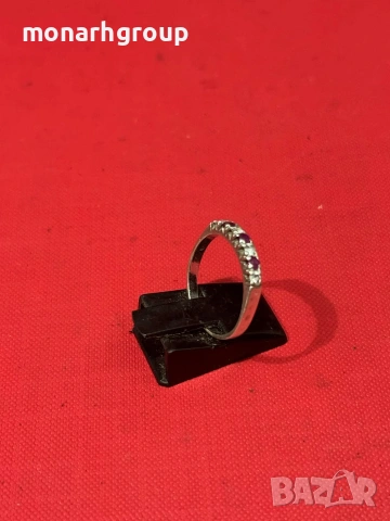 Сребърен пръстен, снимка 2 - Пръстени - 54315520