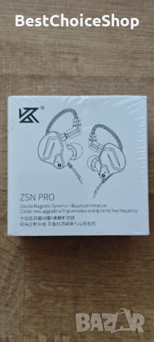KZ ZSN Pro Двойни драйвери 1BA 1DD Слушалки за в уши HiFi Мощни бас слушалки, снимка 2 - Слушалки, hands-free - 55164926