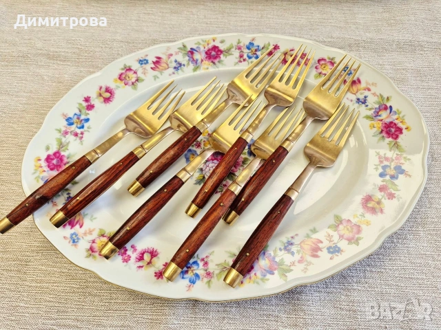 Комплект прибори за хранене , снимка 7 - Прибори за хранене, готвене и сервиране - 54706663