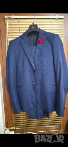 Мъжки костюм за продажба , снимка 6 - Костюми - 55076153