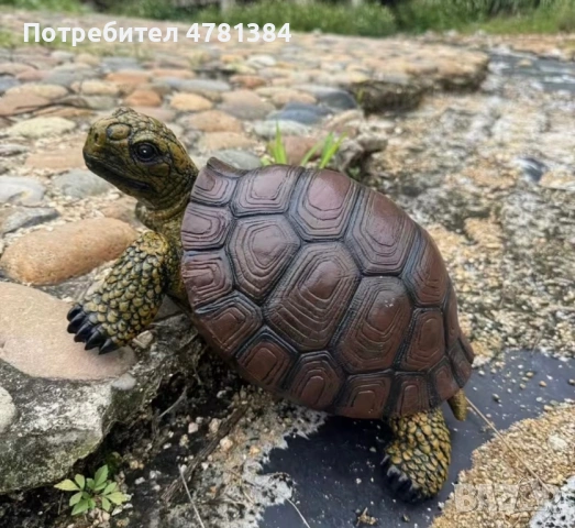 градинска костенурка за декорация!