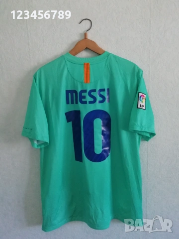 Barcelona Messi Nike 2010-2011 оригинална тениска фланелка Барселона Меси екип 2XL 