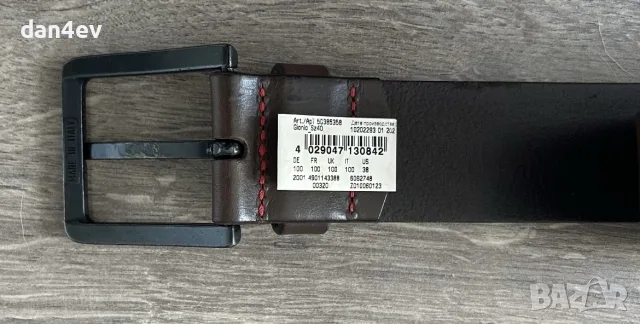 Кожен колан Hugo, снимка 6 - Колани - 55603271