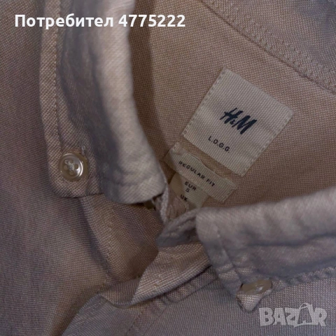 риза H&M Състояние: 10/10 (Като нова) Размер: S-M Състав 100% памук (cotton), снимка 7 - Ризи - 54139000