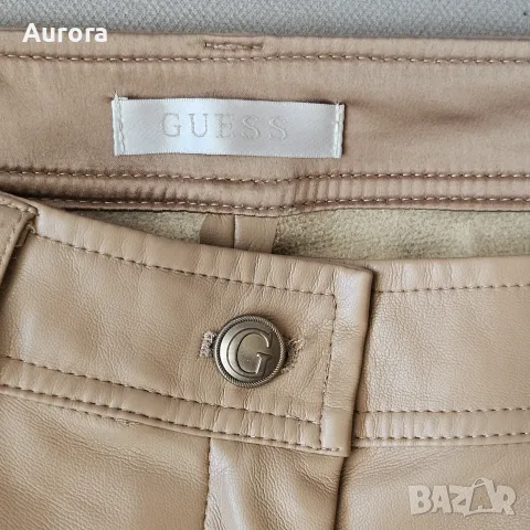 GUESS панталон, еко кожа, М, снимка 5 - Панталони - 55680145