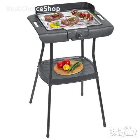 Електрическа стояща скара Clatronic Барбекю скара BQS 3842 - 2000W