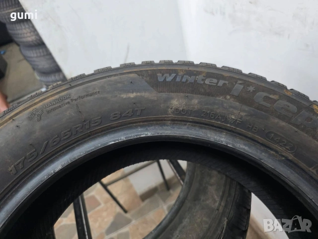 1бр зимна гума 175/65/15 HANKOOK L05901, снимка 2 - Гуми и джанти - 54853260