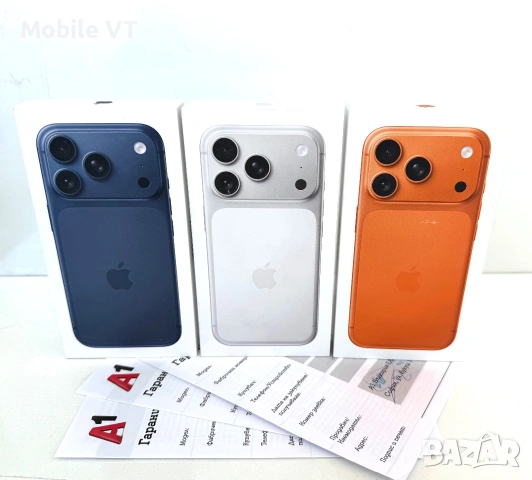 НОВ! iPhone 17 Pro 256GB Silver / Blue / Orange ГАРАНЦИЯ 24 Месеца!, снимка 2 - Apple iPhone - 55102657