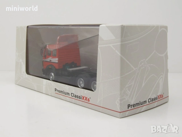 Mercedes-Benz NG 2232 влекач 1980 - мащаб 1:43 на Premium ClassiXXs моделът е нов в PVC дисплей-кейс, снимка 9 - Колекции - 54682786