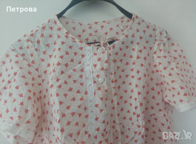 Лятна дамска нощница, нова, красив десен, снимка 2 - Нощници - 55618390