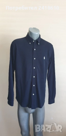 POLO Ralph Lauren FeatherWeight Mesh Pique Cotton Mens Size M НОВО!ОРИГИНАЛ! Мъжка Риза!, снимка 10 - Ризи - 55036689