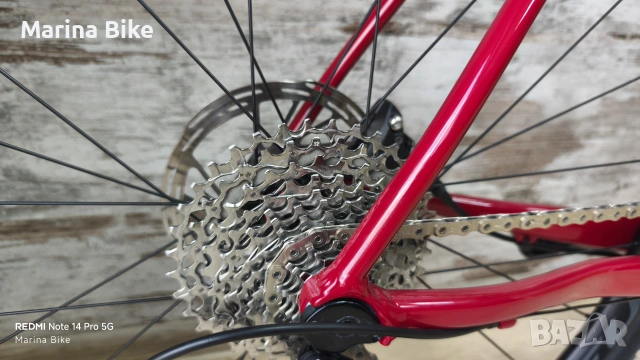 НОВ шосеен/Gravel велосипед Ridley Fenix SLA SRAM Rival/Apex XPLR Disc Fulcrum Rapid Red 500 27.5 |M, снимка 4 - Велосипеди - 55119661