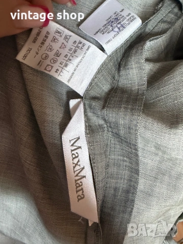 Дамско сако( лен и памук) Max Mara, размер IT 44(L), снимка 10 - Сака - 54670357