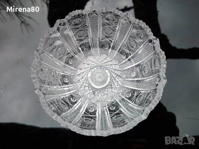 * Bohemia * - кристална купичка, снимка 3 - Чинии - 54087341