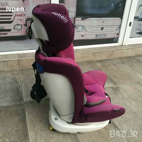 Столче за кола ISOFIX Lionelo Bastiaan, Въртящо, 0-36 кг, Лилаво, снимка 2 - Столчета за кола и колело - 55253946