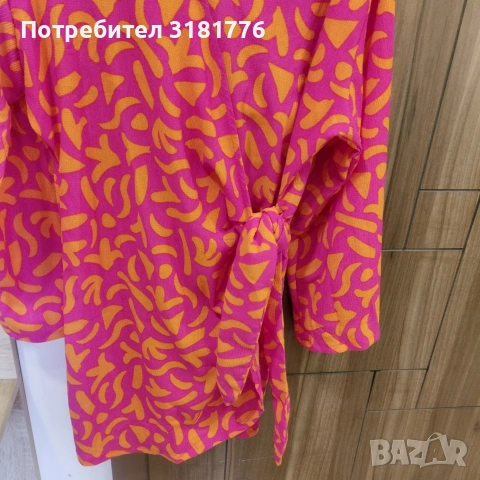 Туника за плаж с прехвърляне  с коланче , снимка 3 - Туники - 54725465