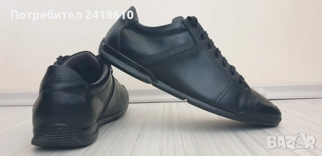 Hugo Boss Leather Mens Size  46 - 30см ОРИГИНАЛ! Мъжки спортно - елегантни обувки от естествена кожа, снимка 13 - Спортно елегантни обувки - 54314052