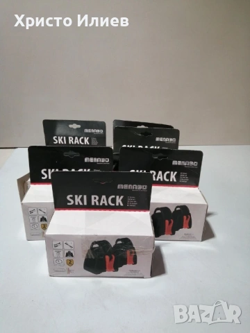 Стойка за ски Menabo Ski Rack Ски багажник за покрив, снимка 5 - Аксесоари и консумативи - 54408127
