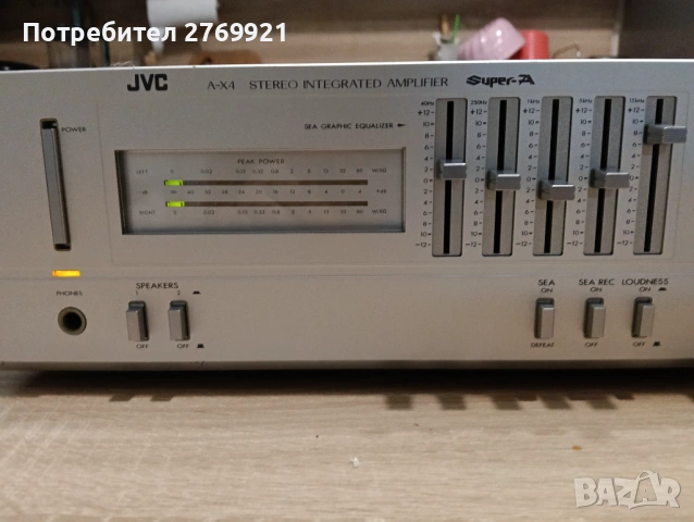  Усилвател JVC AX4, снимка 4 - Ресийвъри, усилватели, смесителни пултове - 54933464