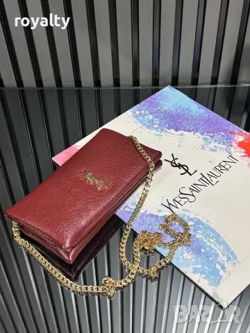 Yves Saint Laurent Нова Дамска Кожена Чанта Различни Цветове YSL, снимка 11 - Чанти - 55338970