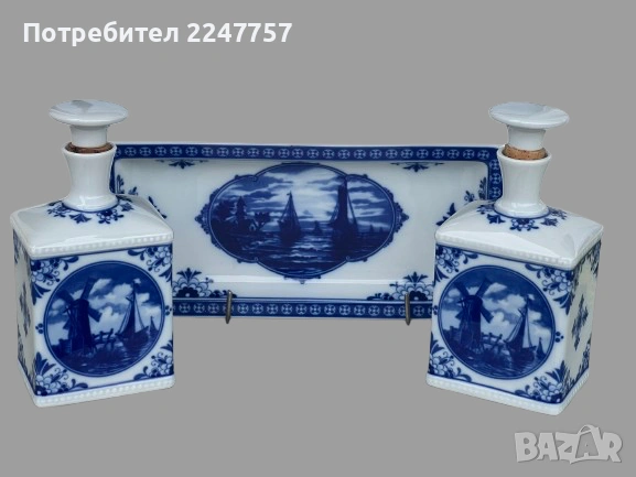 Комплект оливерник порцелан Echt Kobalt , снимка 2 - Други - 54915714