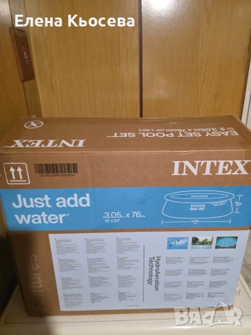 Нов басейн Intex Easy Set с размери 3.05 м , снимка 2 - Басейни и аксесоари - 55077434