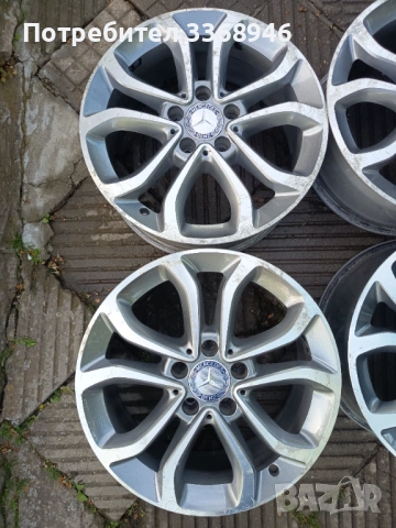 ОРИГИНАЛНИ ДЖАНТИ МЕРЦЕДЕС Ц КЛАСА 17" 5Х112 MERCEDES W205 C Class 5x112, снимка 3 - Гуми и джанти - 54544225